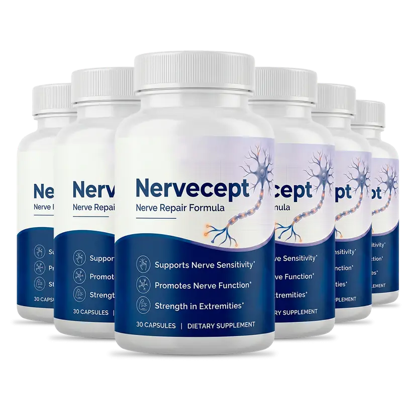 Nervecept 6 bottle best value package, 180 day supply